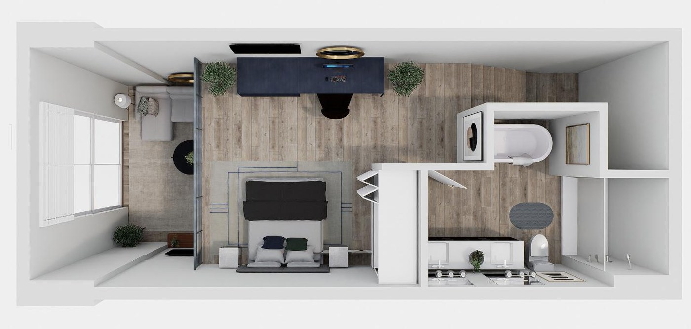 The Loft A Upper Level floor plan