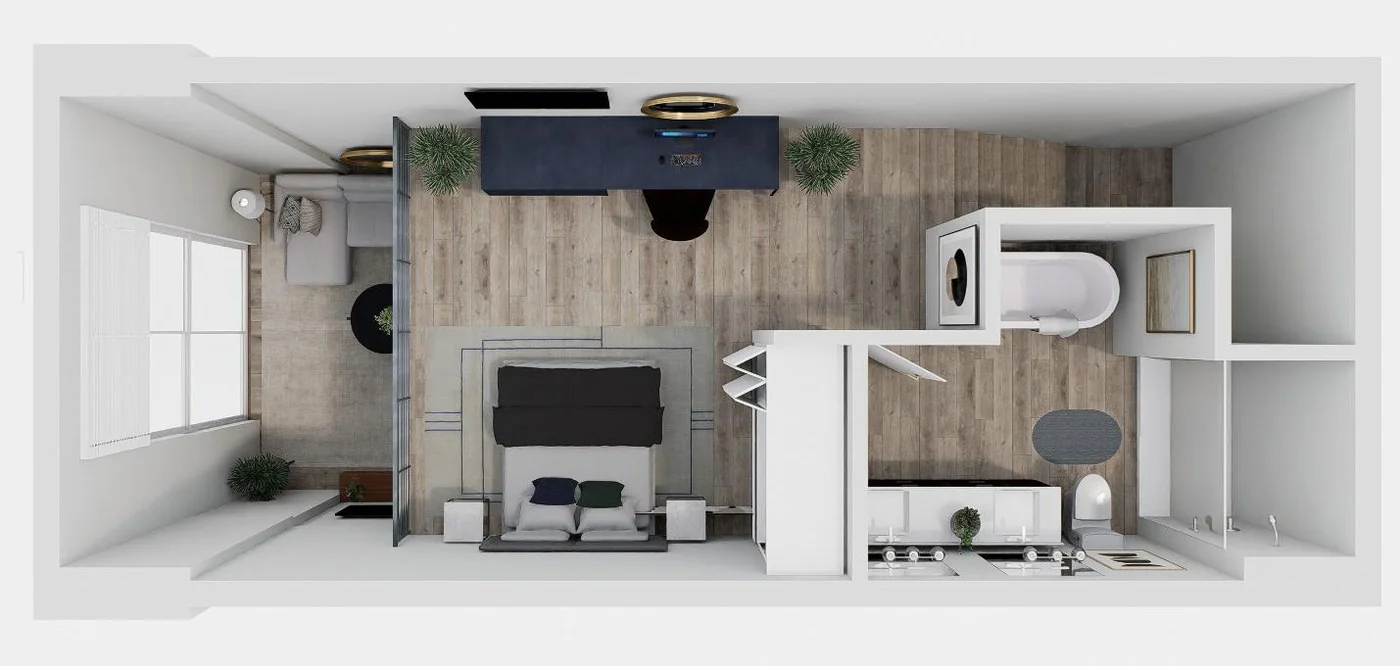 The Loft B Upper Level floor plan at The Enclave at Reedy Creek